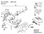 Bosch 0 601 920 603 Gbm 7,2 Ve Cordless Drill 7.2 V / Eu Spare Parts